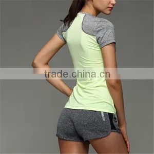 88% Polyester 12% Spandex Running Wear Tops thumbnail-2