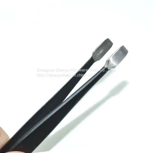 Wide Flat Head Flat Head Tweezers Stamp Clip Tweezers ESD34A - SA Anti-static Flat Head Tweezers thumbnail-5