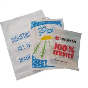 25kg 50kg Customized Color Grain Sugar Flour Rice Feed Fertilizer Laminated China Pp Woven Bag Manufacturer thumbnail-1