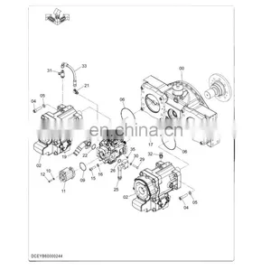 ZX670-5G Main Pump ZX670LC-5G ZX670LCH-5G ZX670LCR-5G ZX870-5G ZX870H-5G ZX870LC-5G ZX870LCH-5G Hydraulic Pump YB60000246 thumbnail-1