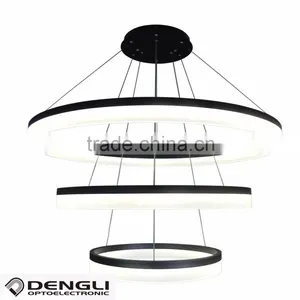 Modern Hanging Circle LED Pendant Light for Hotel Home Coffee Shop thumbnail-3