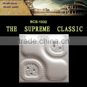 3d Home /hotel/ktv Decor Art Textured Recycled Plastic Insulated Interior Wall Panel thumbnail-1