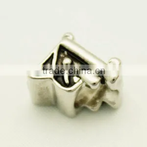 Christmas Decorations Gold Sunflower Metal Beads for Bracelet thumbnail-2