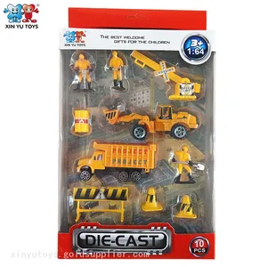 XINYU Diecast Toys Play Set Fire Rescue Airport 1:64 Scale Car Truck Metal Cars thumbnail-4
