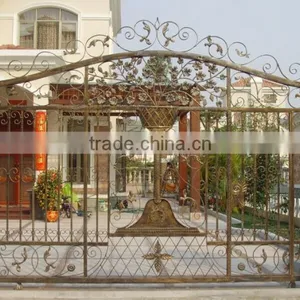 Guangzhou Galvanized Iron Metal Gates,iron Slide Gate,security Iron Gates thumbnail-3