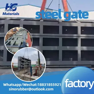 Sliding 2.0×2.0m Flat Fixed-wheel Steel Gate, Steel-composite Cast Steel Maintenance Gate, With Good Performance thumbnail-5