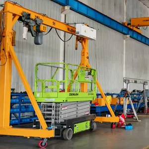 Portable Height Adjustable Mobile Gantry Crane thumbnail-1