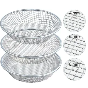 China Supplier 12 Inch Dutch Weave Sieves for Pharmaceutical Fine Sieving 316L Steel Grade Sand and Soil Sieves thumbnail-2
