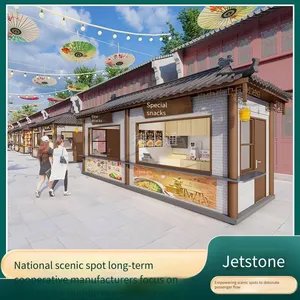 Customized Mobile Houses, Internet-famous Creative Vending Kiosks, Ticket Booths for Cultural and Tourism Pedestrian Streets, Vending Kiosks for Scenic Commercial Streets, Manufacturers thumbnail-1