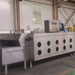 Industrial SANDVIK Steel Belt or Net Belt Tunnel Oven Baking Oven for Bread,cake,biscuit thumbnail-4