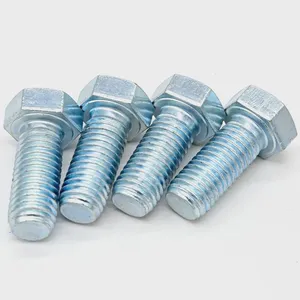 Premium Passivated Hexagon Hex Head Bolts With Zinc Plating Finish thumbnail-1
