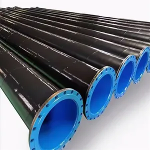 DN80‑DN2600 Anti‑corrosion Coated Steel Pipe 3PE FBE TPEP Internal External Coating Buried Water Supply Sewage Steel Pipe thumbnail-4