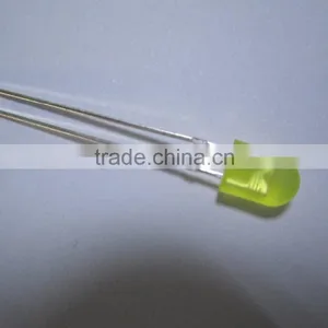 110 / 60 Degree Diffused 5mm Oval Led With Stopper 1500-2000mcd thumbnail-1