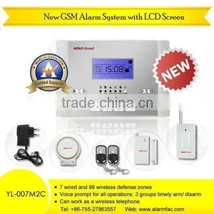 Hot Sale Latest GSM Alarm System Gsm Security Wireless Smart Security Alarm System YL-007M2C thumbnail-1