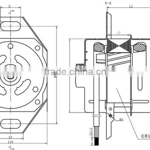 Automatic Washing Machine Electric Motor thumbnail-2