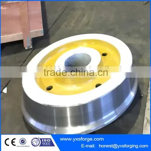 Large Table Low Voltage Rail Operated Ladle Transfer Car Wheel for Shipyard thumbnail-1