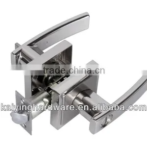 Heavy Duty Lever Door Lock 8815BK-SN thumbnail-1