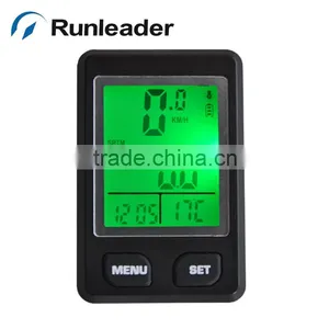 Multifunction Waterproof LED Display Cycling Bicycle Bike Computer Odometer Velometer Speedometer Wholesale thumbnail-1