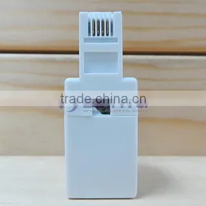 US RJ11 Socket to UK BT Telephone Plug Adapter Converter thumbnail-4
