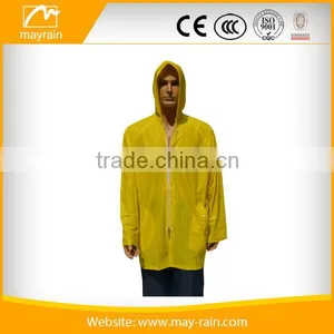 Adult Waterproof High-grade PVC Raincoat Poncho With Hood thumbnail-3