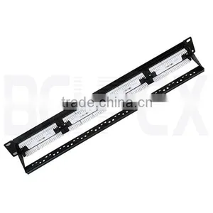 19" Snap-in Type 24 Ports UTP CAT5e Patch Panel With LED Light thumbnail-2