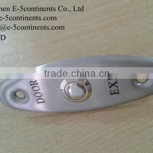 E-5continents 5C-86D Stainless Steel Door Exit Button thumbnail-1
