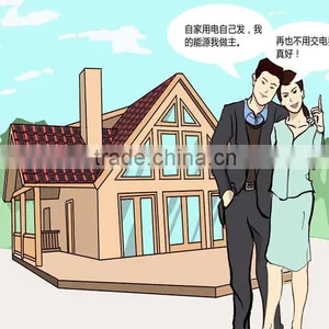 New Design 10kw Solar pv Gird Tie Inverter With Solar Cell Panels for Home on Grid Solar Energy Systems thumbnail-1