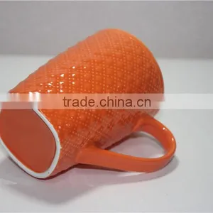12oz Glazed Ceramic Sublimation Mug Coffee Cup With Square Bottom thumbnail-3