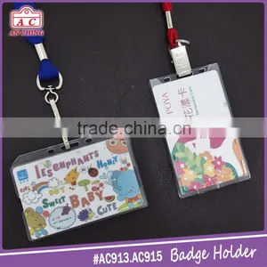 Hot Products Customeized Pvc id Card Badge Holder for Trade Show thumbnail-1
