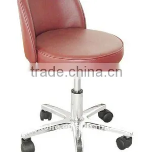 Round Stool With Backrest thumbnail-2
