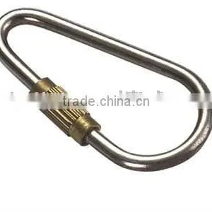 Steel Electric Galvanized Pear Shaped Quick Link Produced Carabiner Rigging Hardware Manufacturer thumbnail-1