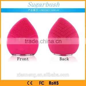 Popular Electric Face Brush Vibrating Facial Massager Silicone Face Cleaning Brush thumbnail-1