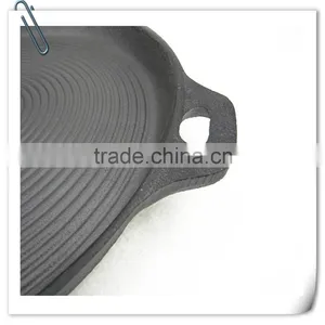 35cm Cast Iron Pizza Pan With Round Thread thumbnail-4