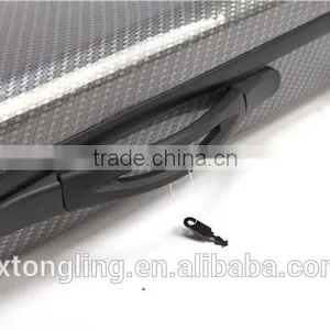 Silver Color Oblong Full Size Violin Hard Case TL-33 Quality Choice thumbnail-4