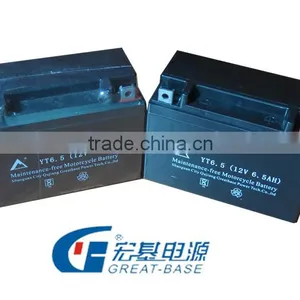Agm Batteries for Starting Motorbike Motor12v 6.5ah Motorcycle Battery thumbnail-1