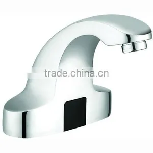 Luxury Brass Electrical Sensor Faucet, Deck Mounted Sensor Tap For Cold Water Only, Chrome Finishing thumbnail-1