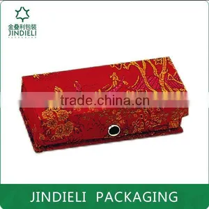 Red Cloth Packaging Box for Perfume thumbnail-1
