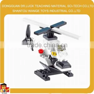 Police Helicoper Block Toy Intelligent Toy thumbnail-1