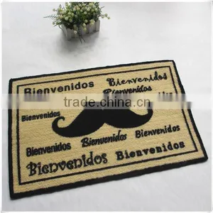 White Color River Pebble Stone Door Mat Pebble Rug thumbnail-1