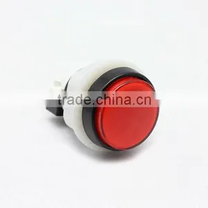 28mm LED Red Plastic Push Button Switch Momentary Game Rocker Accessories Double Control thumbnail-1