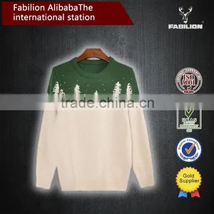 Men's Round Collar Pure Colour Sweater for European Style Sweaters thumbnail-4
