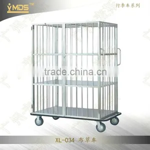 XL-034 Hotel Stainless Steel Laundry Trolley thumbnail-1