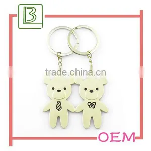 Favors Personalized Name Keychain Bear Lovers thumbnail-1