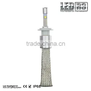 High Quality 40W 4800 Lumen H7 Auto Headlight Bulb 12-24V DC Automotive Universal 2015 Led Car Headlight thumbnail-3