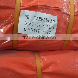 50gsm-300gsm Korea PE Tarpaulin With UV Treated for Car /Truck / Boat Cover Quality Choice thumbnail-1