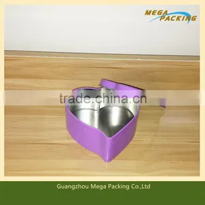Heart Shape Tin Can for Jewelry Packaging/gift/Tin Jewelry Box thumbnail-1