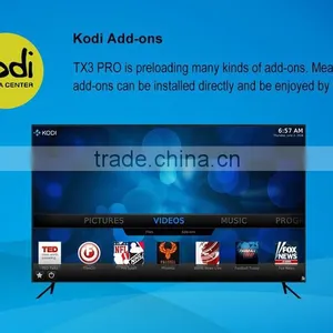 TX3 Pro Smart TV Box With Free Latest Live Show,Movie and Sports Pre-installed Kodi Watch Any TV Programs Streaming Media Player thumbnail-5