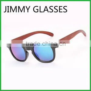 JMP626 Plastic Kids Wood Sunglasses thumbnail-1