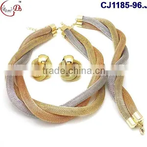 CJ1185-16 Fashionable Top Grade Quality Elegant Design Jewelry Set for Sale thumbnail-1