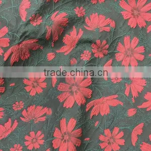 2016 Fancy Women Dress Textile Polyester Dobby Weave Stocklot Fabric thumbnail-5